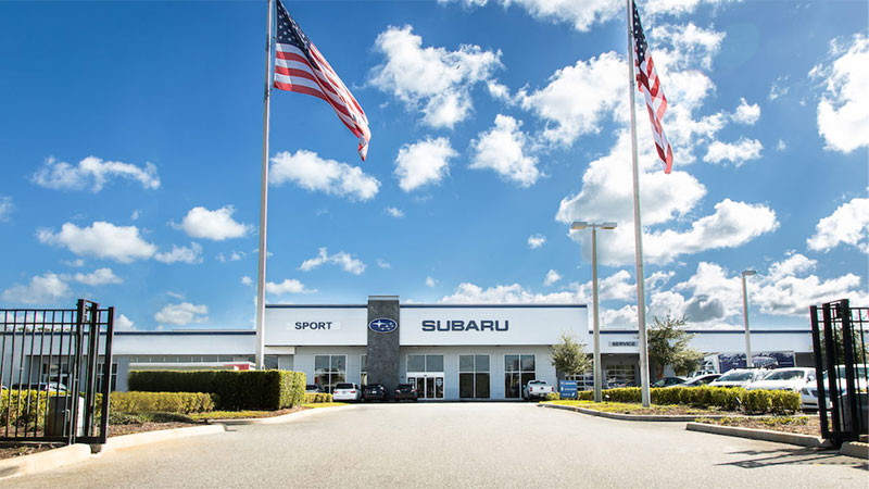 Sport Subaru South storefront in Orlando, Florida